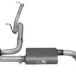Load image into Gallery viewer, aFe Scorpion Exhaust System Cat Back 2.5in Aluminized Hi-Tuck 07-18 Jeep Wrangler JK V6 3.6/3.8L - Side View