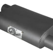 Load image into Gallery viewer, aFe Scorpion Replacement Alum Steel Muffler 2-1/2in In/Out Baffled Offset/Offset 13inL x10inW x4inH - Main Product View