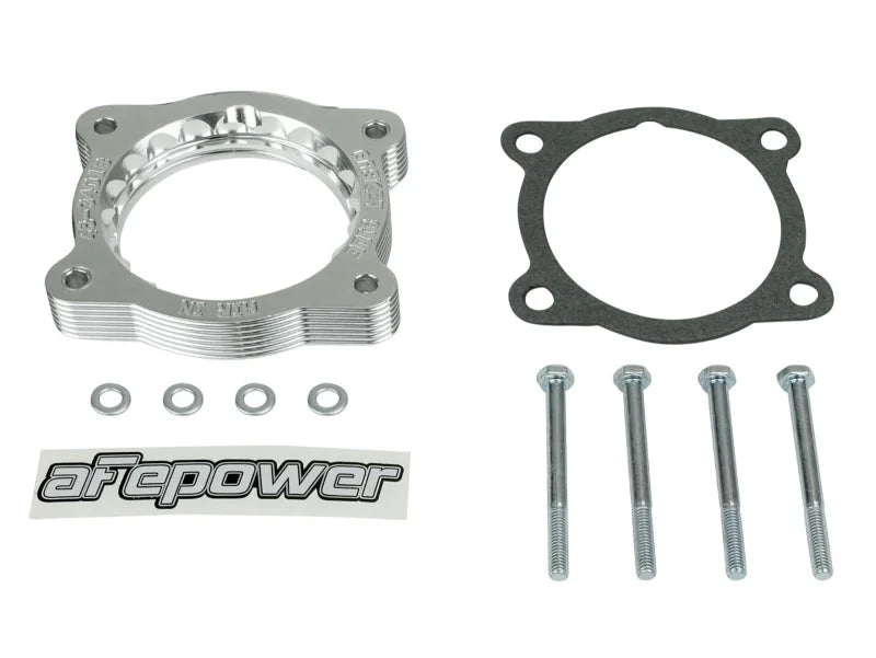 aFe Silver Bullet Throttle Body Spacer 04-12 GM Colorado/Canyon L5 3.5L/3.7L - Side View