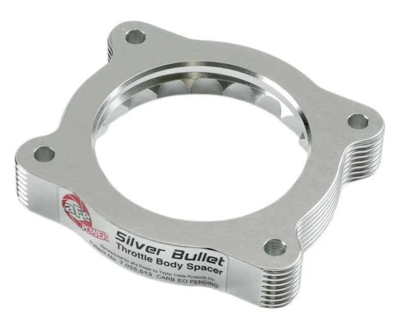 aFe Silver Bullet Throttle Body Spacer 04-12 GM Colorado/Canyon L5 3.5L/3.7L - Back View