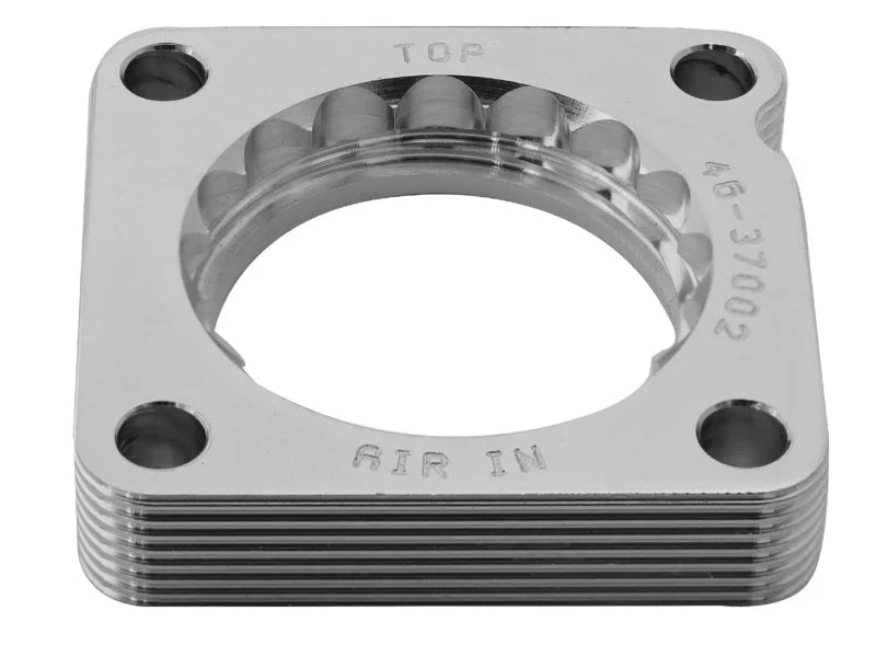 aFe Silver Bullet Throttle Body Spacer 08-14 Honda Accord V6 3.5L - Installation View
