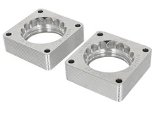 Load image into Gallery viewer, aFe Silver Bullet Throttle Body Spacer 09-18 Nissan 370Z V6-3.7L (VQ37VHR) - Installation View