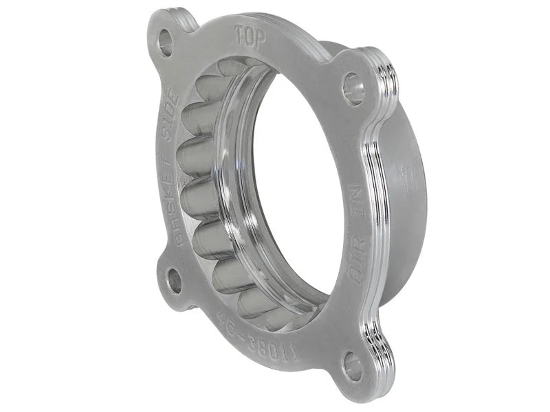 aFe Silver Bullet Throttle Body Spacer 10-18 Toyota FJ Cruiser V6 4.0L - Installation View