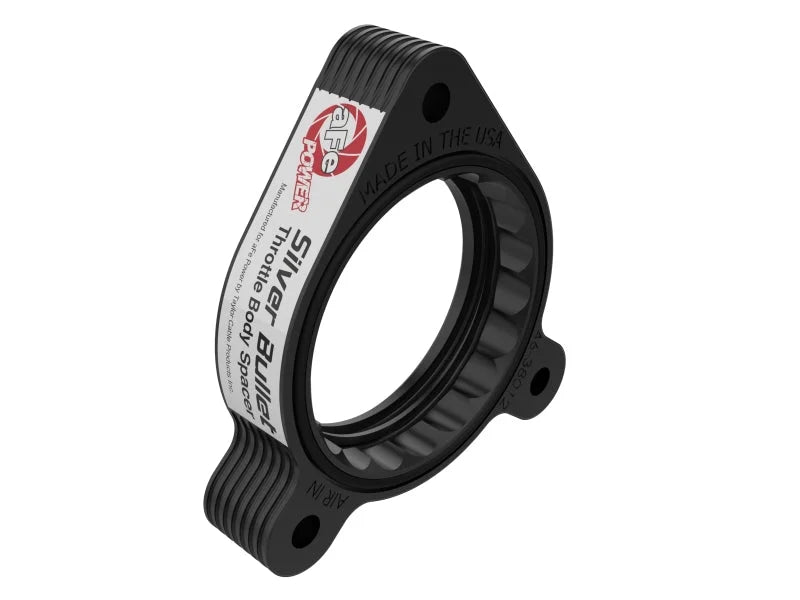 aFe Silver Bullet Throttle Body Spacer 19-21 Toyota Corolla L4 2.0L - Black - Side View