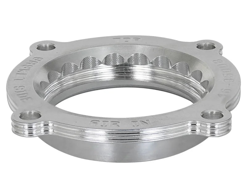 aFe Silver Bullet Throttle Body Spacer 2018+ Jeep Wrangler (JL) V6 3.6L - Additional View 5