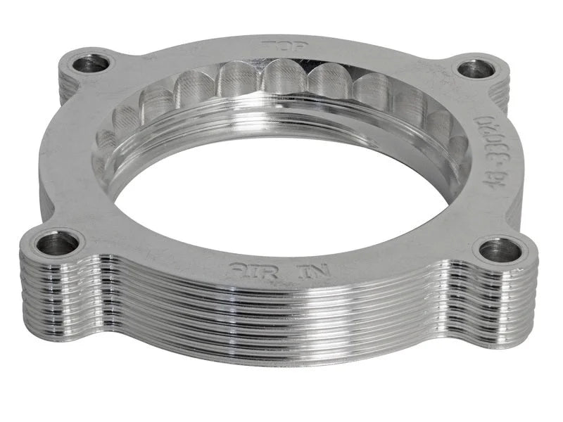 aFe Silver Bullet Throttle Body Spacers 15-16 Ford Mustang GT V8-5.0L - Back View
