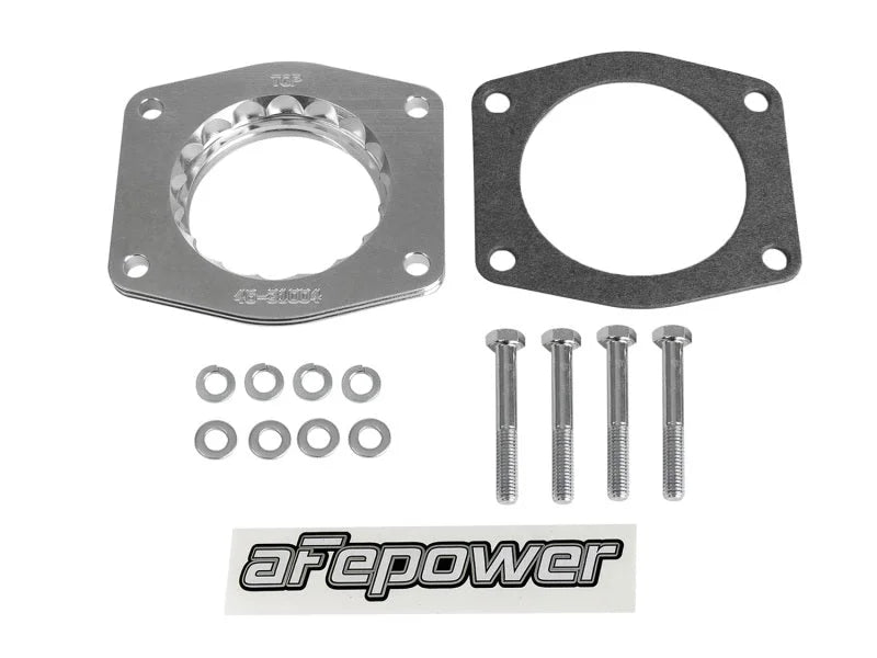aFe Silver Bullet Throttle Body Spacers BMW M3 (E36) 92-99 L6 3.0/3.2L *96-99 3.2L - 50 State Legal* - Additional View 5