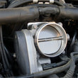 Load image into Gallery viewer, aFe Silver Bullet Throttle Body Spacers TBS BMW 5 Series (E60) 06-10 V8-4.8L - Side View