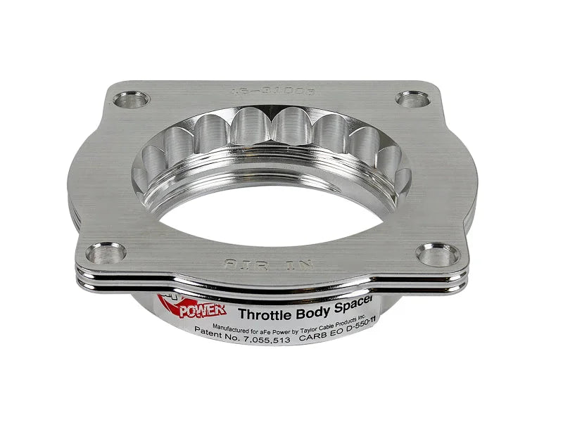 aFe Silver Bullet Throttle Body Spacers TBS BMW 5 Series (E60) 06-10 V8-4.8L - Additional View 5