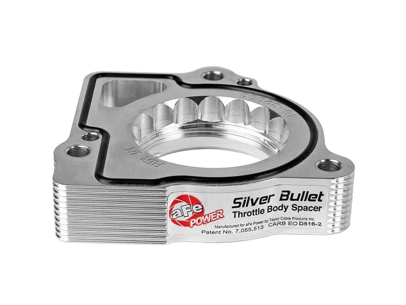 aFe Silver Bullet Throttle Body Spacers TBS Dodge Ram 1500 03-07 V8-4.7L - Side View