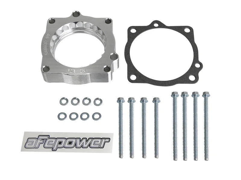 aFe Silver Bullet Throttle Body Spacers TBS Dodge Trucks 09 V8-5.7L - Side View