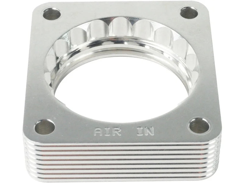 aFe Silver Bullet Throttle Body Spacers TBS Ford F-150 97-10 V8-4.6 97-03 V8-5.4L - Side View