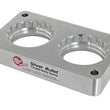 Load image into Gallery viewer, aFe Silver Bullet Throttle Body Spacers TBS Ford Trucks 99-04 V10-6.8L - Main Product View