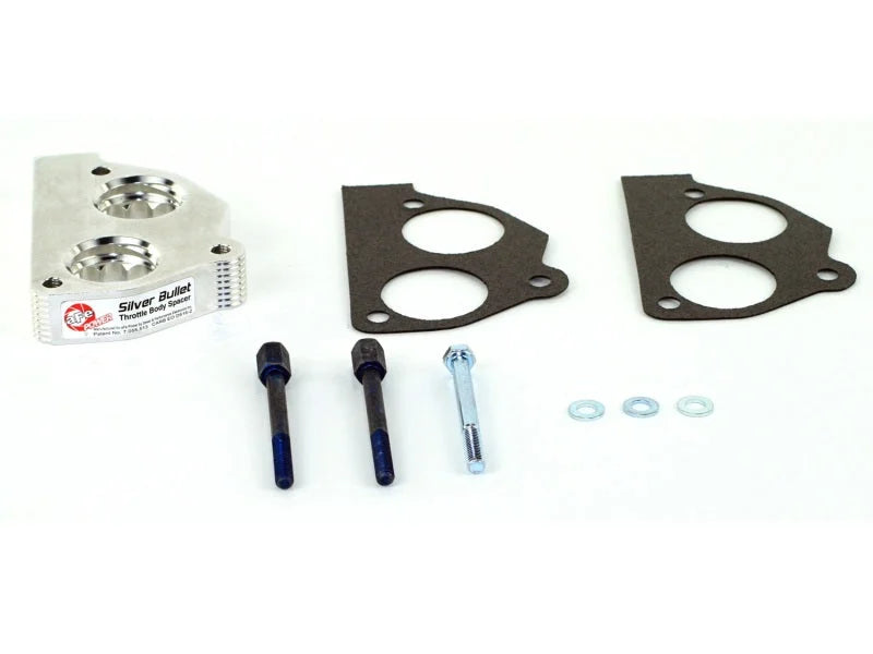 aFe Silver Bullet Throttle Body Spacers TBS GM C/K 1500/2500/3500 87-95 V6-4.3L V8-5.0/5.7L - Detail View
