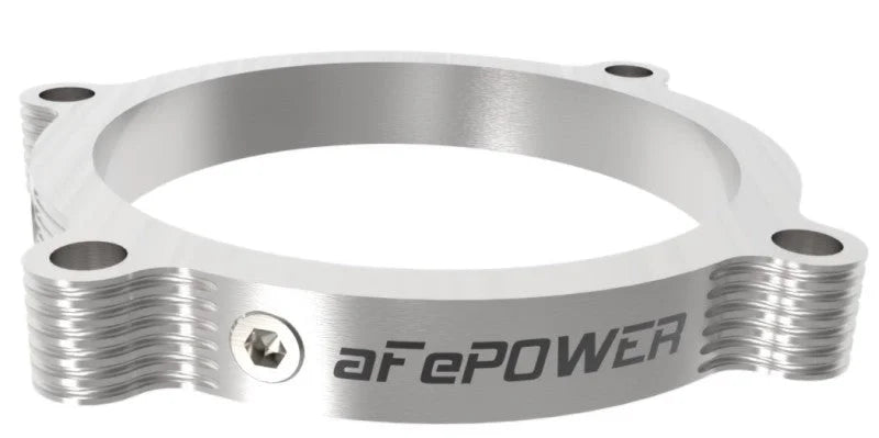 aFe Silver Bullet Throttle Body Spacers TBS Ram 1500 TRX 2021 V8-6.2L - Back View