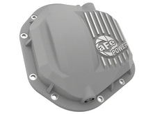 Load image into Gallery viewer, aFe Street Series Dana 60 Front Differential Cover Raw w/ Machined Fins 17-20 Ford Trucks (Dana 60) - Back View