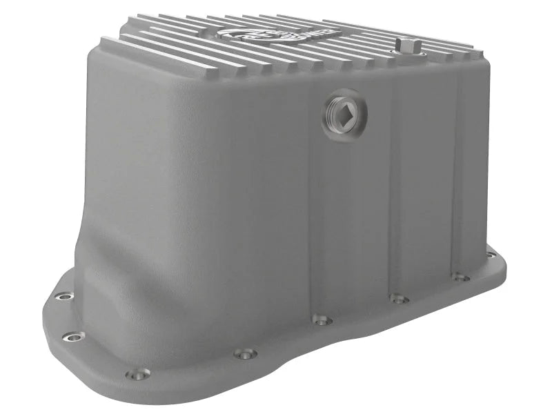 aFe Street Series Deep Engine Oil Pan 11-16 GM Duramax V8-6.6L (td) - Back View