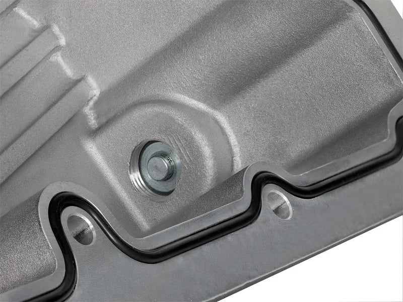 aFe Street Series Engine Oil Pan Raw w/ Machined Fins; 11-17 Ford Powerstroke V8-6.7L (td) - Additional View 6