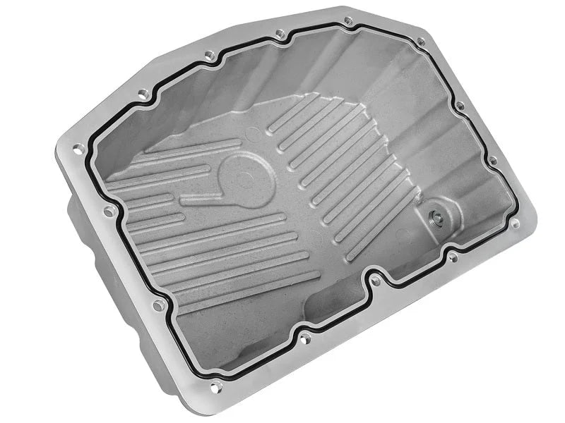 aFe Street Series Engine Oil Pan Raw w/ Machined Fins; 11-17 Ford Powerstroke V8-6.7L (td) - Additional View 7