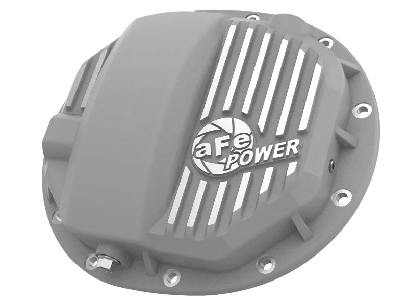 aFe Street Series Rear Differential Cover Raw 14-19 Chevrolet Silverado V8 4.3L / 5.3L / 6.2L - Main Product View