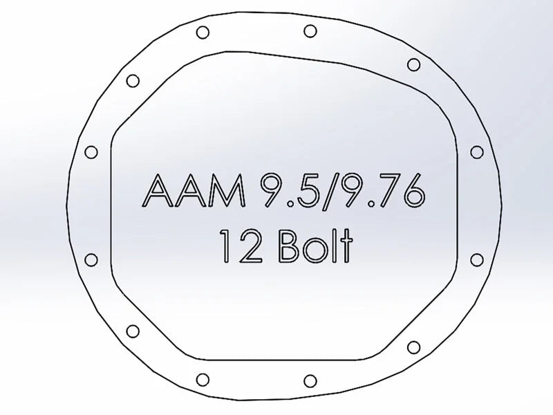 aFe Street Series Rear Differential Cover Raw 14-19 Chevrolet Silverado V8 4.3L / 5.3L / 6.2L - Additional View 6