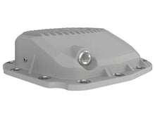 Load image into Gallery viewer, aFe Street Series Rear Differential Cover Raw w/ Fins 15-19 Ford F-150 (w/ Super 8.8 Rear Axles) - Back View