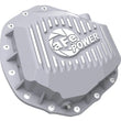 Load image into Gallery viewer, aFe Street Series Rear Differential Cover Raw w/ Machined Fins 20-21 GM Trucks V8-6.6L - Installation View