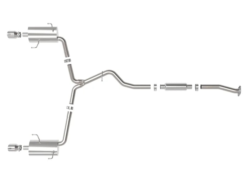 aFe Subaru Forester XT 14-18 H4-2.5L Takeda 2-1/2in to 2-1/4in  304 SS Cat-Back- Polished Tip - Additional View 6