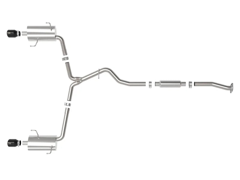 aFe Subaru Forester XT 14-18 H4-2.5L (t) Takeda 2-1/2in to 2-1/4in 304 SS Cat-Back- Black Tip - Additional View 5