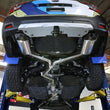 Load image into Gallery viewer, aFe Subaru Outback 20-23 H4-2.4L Takeda 2-1/2 IN to 2-1/4 IN 304 Stainless Steel Cat-Back Exhaust - Back View