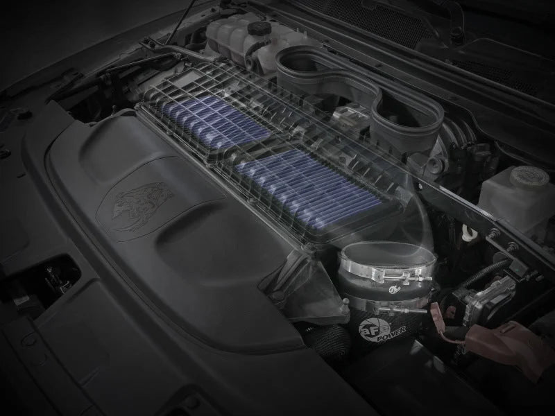 aFe Super Stock Carbon Fiber Pro 5R Induction System 2021 RAM 1500 TRX V8-6.2L SC - Side View