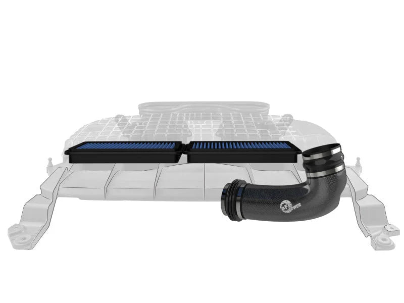 aFe Super Stock Carbon Fiber Pro 5R Induction System 2021 RAM 1500 TRX V8-6.2L SC - Additional View 6