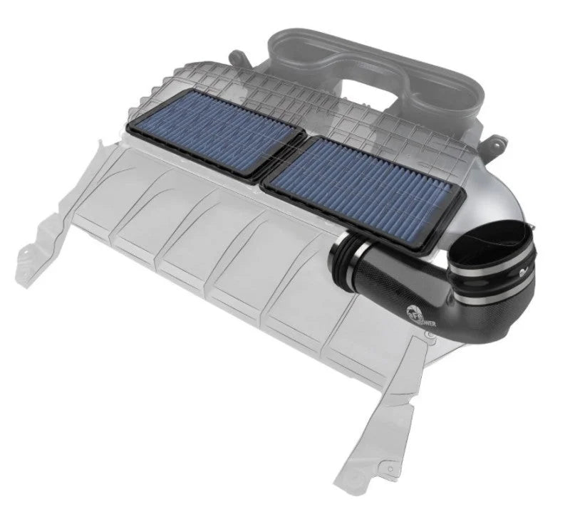 aFe Super Stock Carbon Fiber Pro 5R Induction System 2021 RAM 1500 TRX V8-6.2L SC - Additional View 7