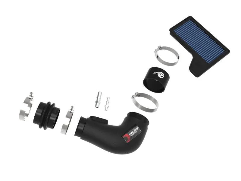 aFe Super Stock Induction System Pro 5R Media 15-17 Ford Mustang V6-3.7L - Back View