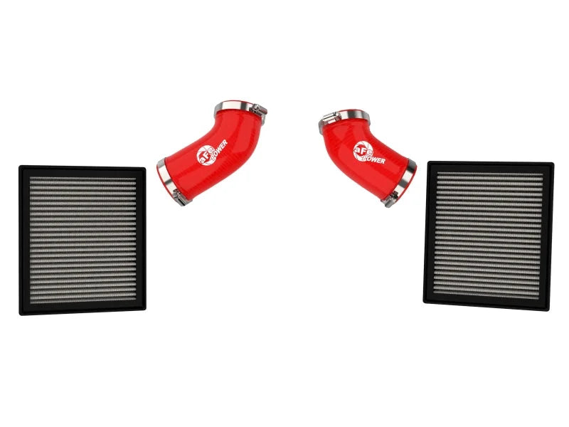 aFe Super Stock Induction System Pro DRY S Media Jeep 22-23 Toyota Tundra V6-3.4L (tt) - Back View