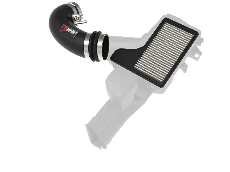 aFe Super Stock Induction System Pro Dry S Media 15-17 Ford Mustang V8-5.0L - Installation View