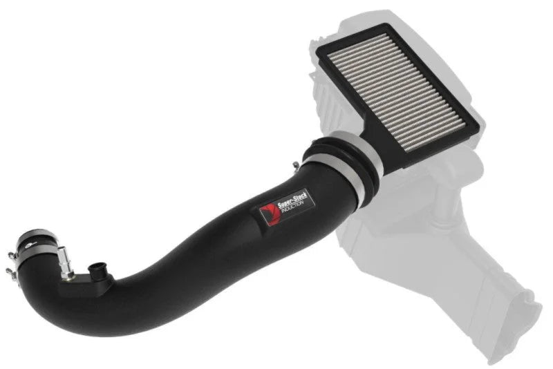 aFe Super Stock Induction System Pro Dry S Media 15-20 Ford Mustang L4-2.3L (t) - Back View