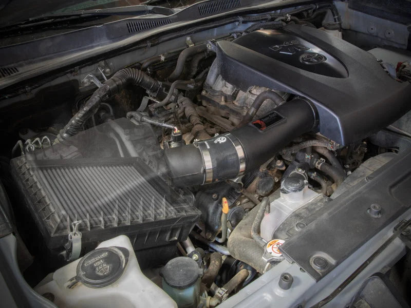 aFe Super Stock Induction System Pro Dry S Media 16-22 Toyota Tacoma V6 3.5L - Side View