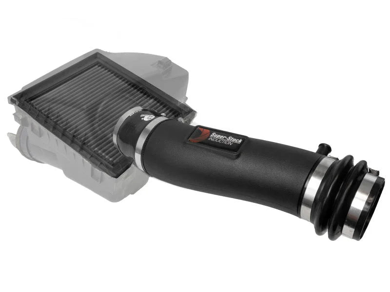 aFe Super Stock Induction System Pro Dry S Media 16-22 Toyota Tacoma V6 3.5L - Back View