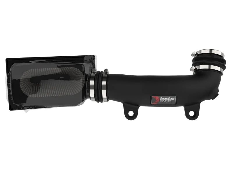 aFe Super Stock Induction System Pro Dry S Media 18-21 Jeep Wrangler JL L4-2.0L (t) - Back View