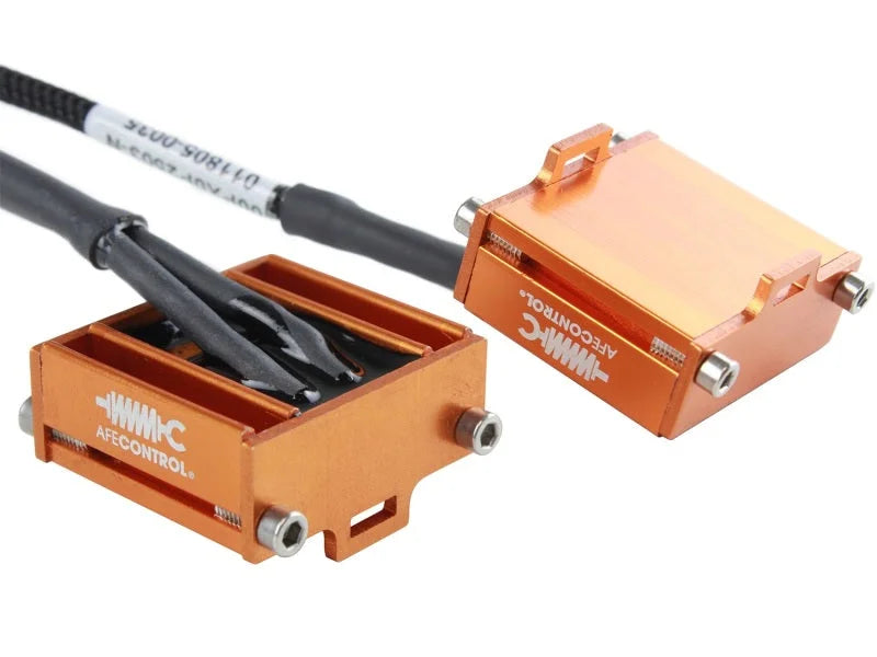 aFe Suspension Logic Electronic Shock Modules w/ Large Connector 97-13 Chevrolet Corvette (C5/C6) - Back View