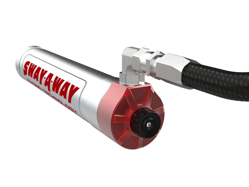 aFe Sway-A-Way 10-14 F150/Raptor 6.2L 3.0 Front Coilover Kit w/ Remote Reservoirs and Compr Adjuster - Detail View