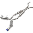 Load image into Gallery viewer, aFe Takeda 09-20 Nissan 370z 2-1/2 IN 304 Stainless Steel Cat-Back Exhaust System w/ Blue Flame Tip - Main Product View