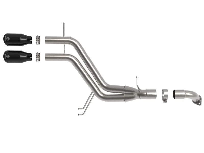 aFe Takeda 13-17 Hyundai Veloster L4-1.6L 2-1/2in 304 SS Axle-Back Exhaust w/ Black Tips - Additional View 8