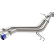 Load image into Gallery viewer, aFe Takeda 13-17 Hyundai Veloster L4-1.6L 2-1/2in 304 SS Axle-Back Exhaust w/ Blue Flame Tips - Main Product View