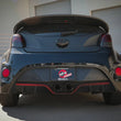 Load image into Gallery viewer, aFe Takeda 13-17 Hyundai Veloster L4-1.6L 2-1/2in 304 SS Axle-Back Exhaust w/ Carbon Fiber Tips - Back View