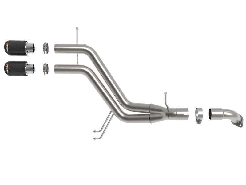 aFe Takeda 13-17 Hyundai Veloster L4-1.6L 2-1/2in 304 SS Axle-Back Exhaust w/ Carbon Fiber Tips - Additional View 7