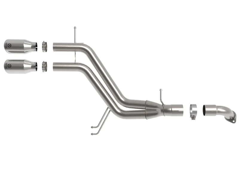 aFe Takeda 13-17 Hyundai Veloster L4-1.6L 2-1/2in 304 SS Axle-Back Exhaust w/ Polished Tips - Additional View 6
