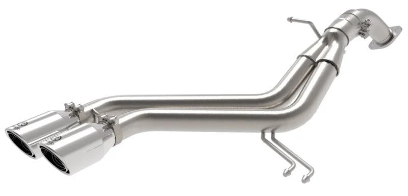 aFe Takeda 13-17 Hyundai Veloster L4-1.6L 2-1/2in 304 SS Axle-Back Exhaust w/ Polished Tips - Additional View 7