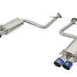 Load image into Gallery viewer, aFe Takeda 16-17 Lexus RC 200T 2.0L (t) 2in. SS Axle-Back Exhaust System w/Polished Blue Tips - Main Product View